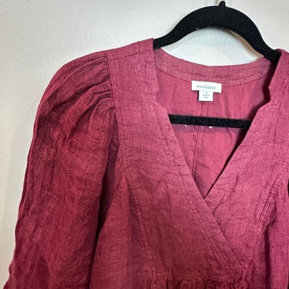 Sundance Linen Midi Dress Small - Picture 2 of 12